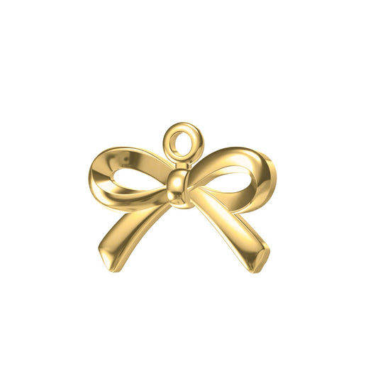 Bransoletka Permanentna z Zawieszką w Kształcie Kokardy